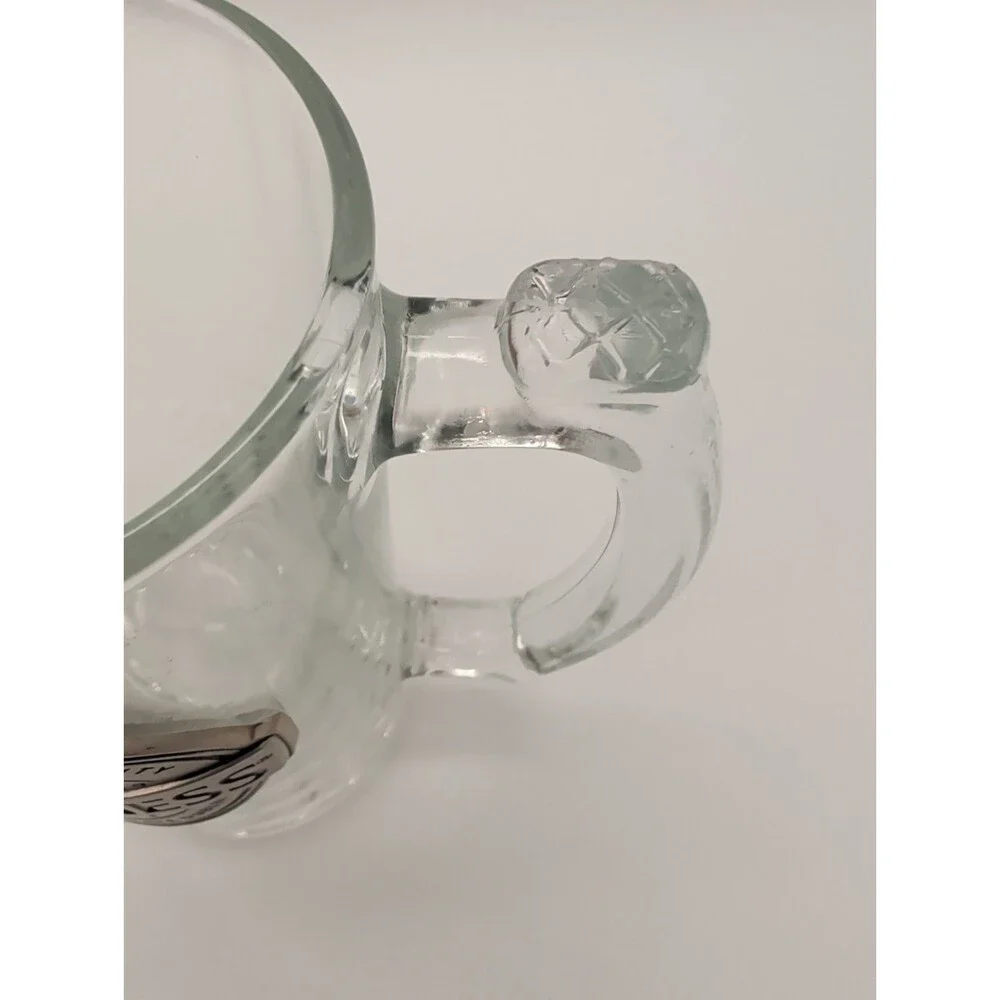 Guinness Beer Glass Mug Tankard with Metal Badge Limited Edition Heavy